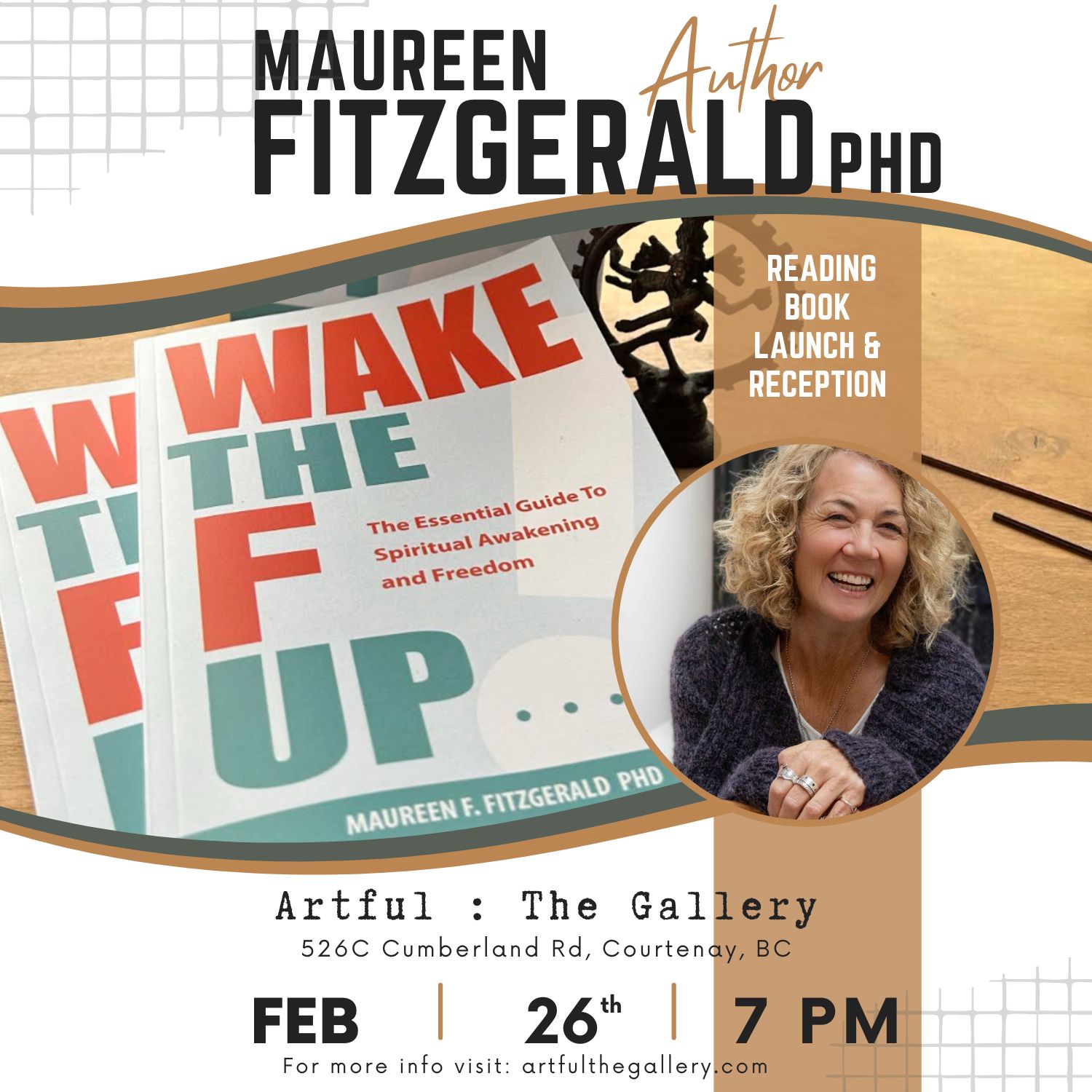 Maureen F. Fitzgerald PHD Book Launch for “Wake the F Up”