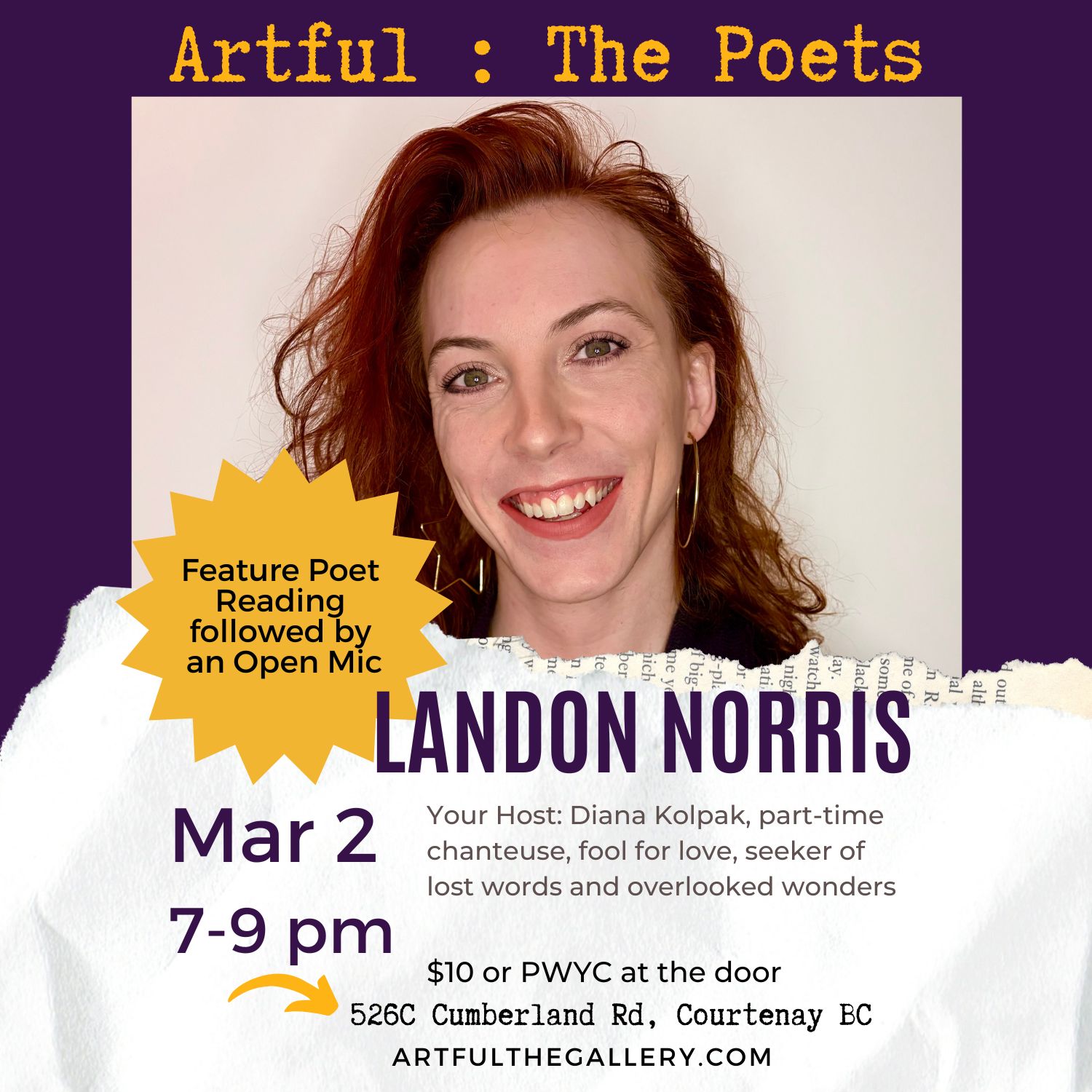 Artful : The Poets Featuring Landon Norris