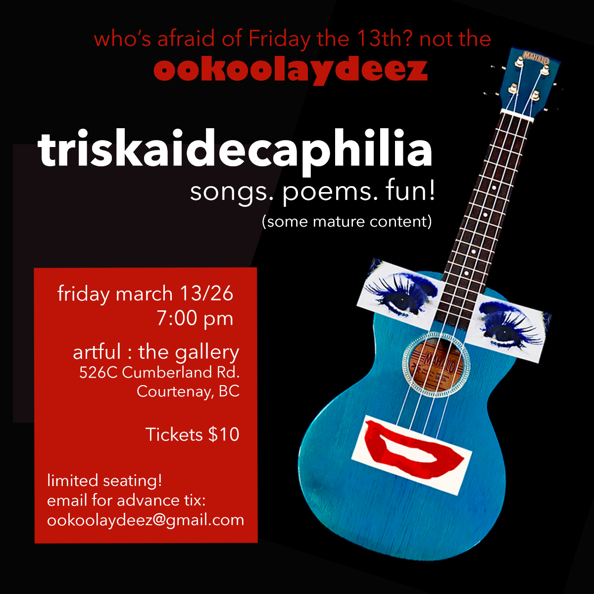 Who&#8217;s afraid of Friday the 13th? Not the ookoolaydeez!