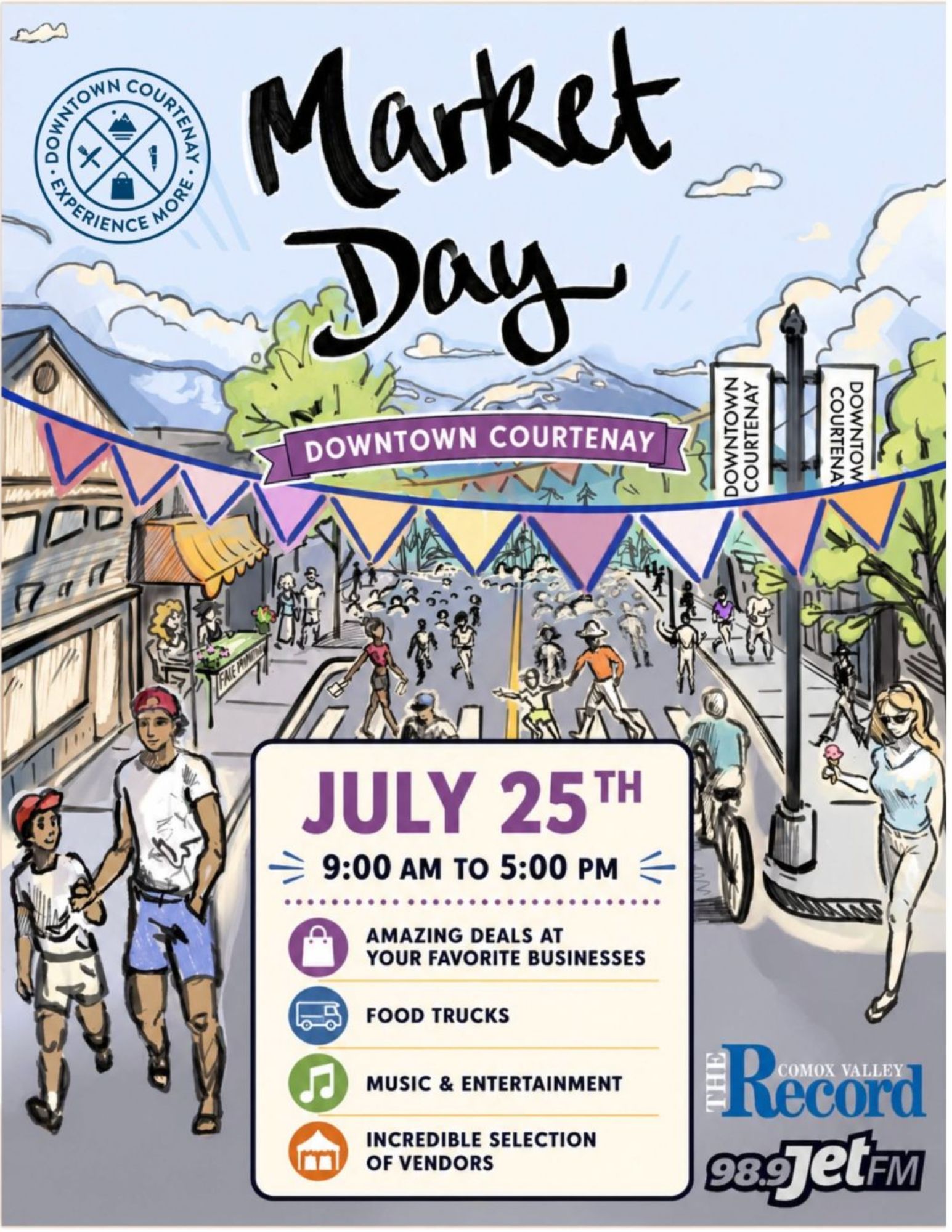 Downtown Courtenay Market Day